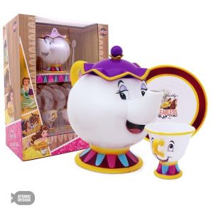 Jogo de chá de brinquedo A Bela e a Fera