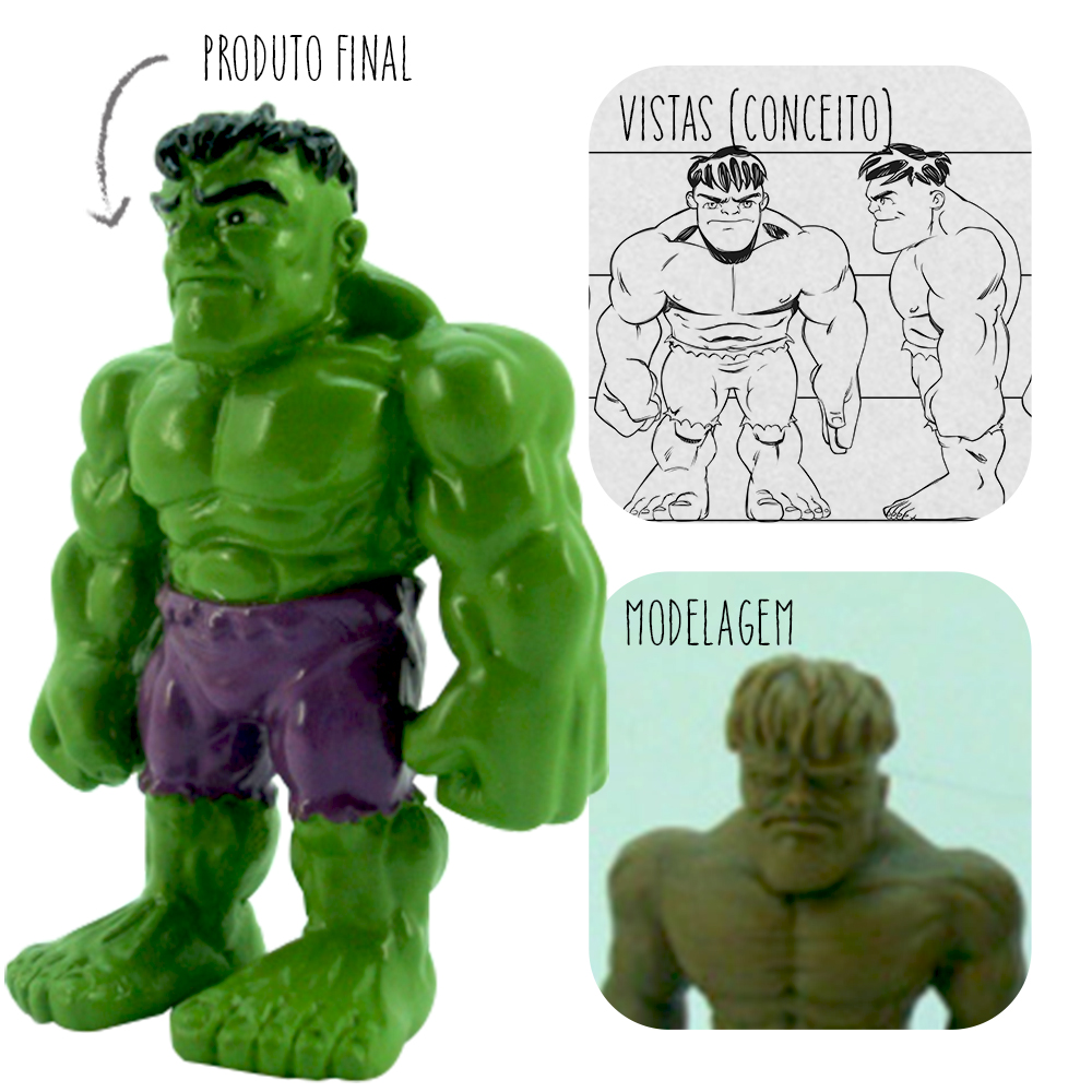 Figuras que crescem na agua - Marvel3